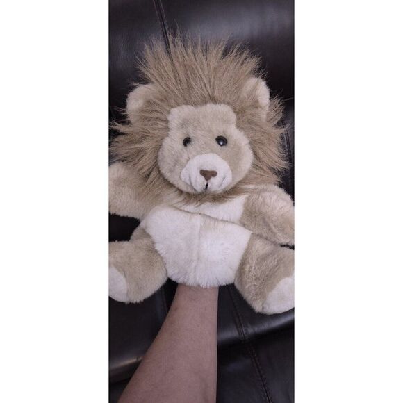 Vintage HAPPINESS ALWAYS EXPRESS Lion Plush Hand Puppet Toy - Picture 6 of 6
